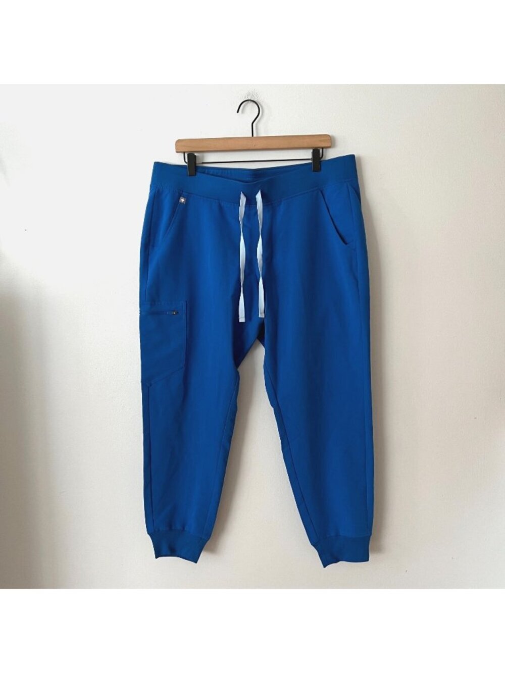 Figs Women's Zamora Jogger Scrub Pants Blue Size XL Petite